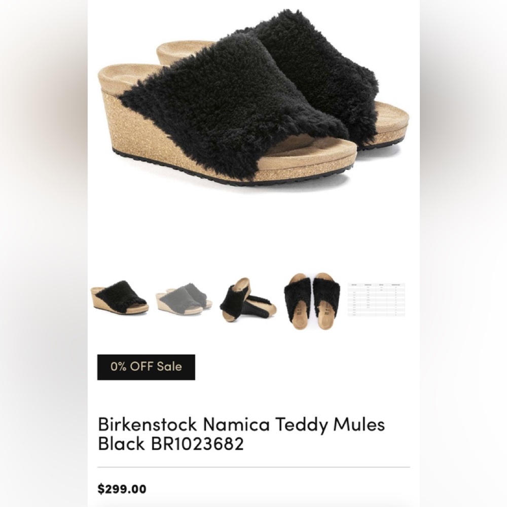 Birkenstock Papillo Sherpa Heeled Sandals size 9 - Picture 11 of 11